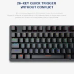 Backlit Gaming Mechanical Keyboard Gamer Mechanic Kit RGB PC USB Wired Keypad Keybord Ergonomic Computer Key Board Mini Teclado - Image 4