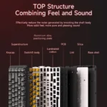 AJAZZ AK680 MAX Magnetic Switch Mechanical Keyboard 60% Rapid Trigger 0.01mm 8K/1K Return 68 keys Wired/Wireless Gaming Keybaord - Image 5