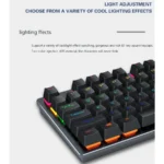 Backlit Gaming Mechanical Keyboard Gamer Mechanic Kit RGB PC USB Wired Keypad Keybord Ergonomic Computer Key Board Mini Teclado - Image 5