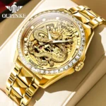 OUPINKE 3276 Men's Watch Top Brand Luxury Dragon Automatic Wrist Watches Tungsten Steel Waterproof Mechanical Watch For Men - Image 2