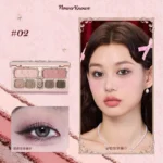 Makeup Set Flower Knows Strawberry Cupid Collection Makeup Gift Set include Make-up Palette Lip Cream Liquid Blush Vegan - Image 3