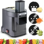 2025 new electric vegetable slicer-fully automatic shredding, dicing and slicing in three, large capacity+low noise, kitchen