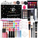 POPFEEL All In One Makeup Kit, Gift for Girls Teen Women include Eyeshadow Foundation Lipgloss Lipstick Primer - Image 2