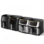 15L Stainless steel Electric Air Fryer Household Large Capacity Intelligent Kitchen Cooker Toaster Oven Combo Digital Display - Image 6