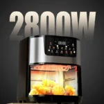 15L Stainless steel Electric Air Fryer Household Large Capacity Intelligent Kitchen Cooker Toaster Oven Combo Digital Display - Image 4