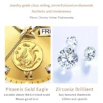 OUPINKE 3259 Real Gold Phoenix Women Watch Luxury Swiss Certified Automatic Mechanical Watch Elegant Travel Dress Women Watch - Image 5