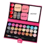 33 Colors Makeup Kit Eyeshadow Powder Blush Lipstick Pallets Long Lasting Girl Pan with Mirror Beginner Plate Cosmetics Makeup - Image 2