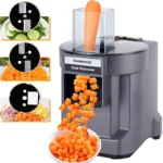 2025 new electric vegetable slicer-fully automatic shredding, dicing and slicing in three, large capacity+low noise, kitchen - Image 5