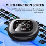 UYUXIO AI Language Translation Earbuds Real Time LCD Touch Screen Open Ear Wireless Headphone with 144 Language for Business - Image 2