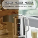 110V/220V Soy Milk Machine Electric Juicer Multifunctional Wall Breaking Machine Kitchen Auto Heating Rice Paste Machine 1200ml - Image 4