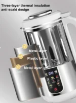 110V/220V Soy Milk Machine Electric Juicer Multifunctional Wall Breaking Machine Kitchen Auto Heating Rice Paste Machine 1200ml - Image 5