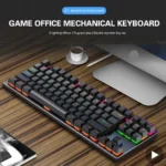 Backlit Gaming Mechanical Keyboard Gamer Mechanic Kit RGB PC USB Wired Keypad Keybord Ergonomic Computer Key Board Mini Teclado