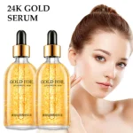 24K Gold Hyaluronic Acid Serum for Face Anti-wrinkle Anti-aging Brightening Moisturizing skincare Facial Serum Essence Face Care