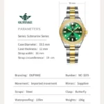 OUPINKE 3205 Full Diamond Women's Mechanical Watch Imported Automatic Movement Luxury Brand Sapphire Crystal Watch for Women - Image 5