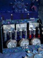 Girlcult Gift Box Chameleon Eyeshadow Lip Gloss Blush Highlight Handheld Mirror Makeup Set - Image 2