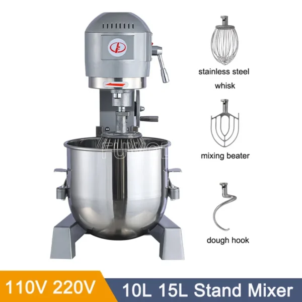 Kitchen Appliances 10L 15L Stand Mixer Electric Kitchen Mixer Food Processor 400W Dough Kneading Machine Kneader