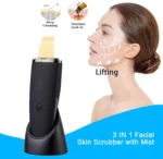 New Ultrasonic Skin Scrubber Vibration Face Spatula Blackhead Remover Shovel Clean Cavitation Peeling Facial Lifting EMS Machine - Image 3