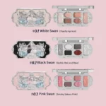 Flowerknows All In Makeup Kit For Women Eyeshadow Palette Lipstick Lip Gloss Blush Professionals Cosmetic 3pcs Set Flower Knows - Image 2