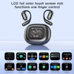 UYUXIO AI Language Translation Earbuds Real Time LCD Touch Screen Open Ear Wireless Headphone with 144 Language for Business - Image 3