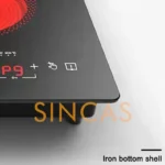 220110V Embedded Double-Head Electric Ceramic Stove Induction Cooker Vertical Full-Plate Double-Head Light Wave Stove - Image 3