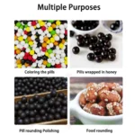 ITOP Chocolate Sugar Coasting Machine 30cm Roller Commercial Small Candy Coater Machine Chocolate Bean Coating Dragee Machine - Image 4