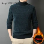 Men Turtleneck Sweater Casual Thick Men's Rollneck Knitted Sweater Warm Mens Jumper Woolen Sweater Male Outwear Knitwear 3XL 4XL - Image 3
