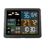 Wireless Weather Station with Colorful Display, Wall Digital Clock, Dual Alarm Clock, Barometer, Thermometer, Hygrometer - Image 3