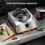 Fierce Fire Gas Stove Single Stove Household & Commercial Dual-Use Desktop Liquefied Gas Stove Stove Safety Flameout Protection - Image 2