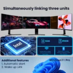 Mini PC Protable Gaming i9 8950HK i3-6100 16GB RAM Windows 11 Pro WIFI6 BT5.2 4K 1TB 2TB SSD 1000Mbps Mini Gamer Computer PC - Image 2