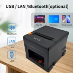 HZTZ 80mm Thermal Receipt Printer HZ-8360 Automatic Cutter Restaurant Kitchen POS Printer USB LAN Bluetooth - Image 2