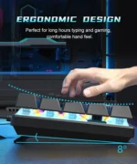 Teclado mecanico 60% gaming keyboard gamer mechanical keyboards pc teclados laptop oficina mini key board klavye teclas white - Image 2