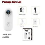 4K HD Mini Vlog Camera with WiFi Wireless Portable Action Body Cam for Sports Travel Photography Pocket Sized Video Recorder - Image 5