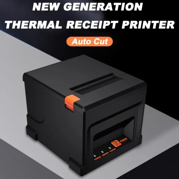 80mm Thermal Receipt Printer Automatic Cutter Restaurant Kitchen Machine POS Printer ZJ8360 USB LAN Bluetooth