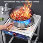 Fierce Fire Stove Commercial Liquefied Gas Stove,Single-Burner Energy-Saving Stir-Fry Stove Restaurant With Flameout Protection - Image 6