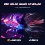 Gawfolk 32 Inch Curved Gaming Monitor 240Hz, 1800R PC Monitor Full HD 1080P, Frameless Computer Dispaly - Image 5