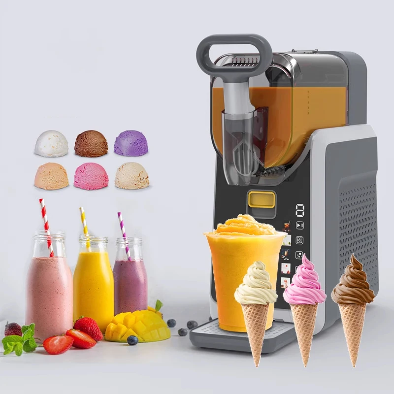 Snow melting machine Small household cold drink slush machine smoothie beverage machine milkshake machine shaved ice machine ful