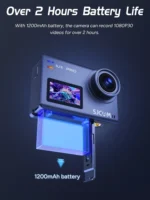 SJCAM SJ8 Pro Action Camera Waterproof Anti-Shake 4K 60FPS 5G WiFi Touch Screen Multifunctional Outdoor Sports Cam - Image 4