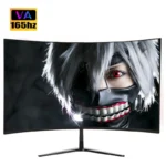 27 Inch VA 165hz Monitors Gamer 1MS 2K QHD 144hz Gaming Monitors PC LCD Curved Screen Monitor for Desktop Displays HDMI DP