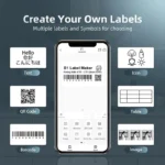 Niimbot B1 Portable Thermal Self-adhesive Labels Printer Mini Maker Pocket Printer Mobile Bluetooth Pocket Tag Price Machine NEW - Image 5