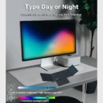 Jomaa RGB Backlit Folding Bluetooth Keyboard USB Wireless Full Size Foldable Keyboard With Touchpad Numberic Rechargeable - Image 5