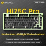 Leobog Hi75C Hi75C Pro Wireless Mechanical Keyboard 75% Layout Kit 81 Keys Aluminum BT 2.4G Wired Hotswap Gaming RGB Keyboard - Image 2