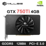 MLLSE GTX 750Ti 4GB Graphics Card GDDR5 128Bit DVI VGA PCI-E 3.0 Geforce GPU Gtx 750 8gb Gaming Video Card Placa De Video