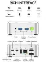GMKtec G10 Mini PC AMD Ryzen 5 3500U 16GB DDR4 500GB SSD NVME Wifi5 BT5.0 Windows 11 Triple Display Game Office Desktop Computer - Image 2