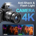 12X Optical Zoom 72MP DSLR Camera 270° Rotative Flip Screen Digital Photographic Camera Xenon Light Macro Lens 4K Wifi Camcorder - Image 2