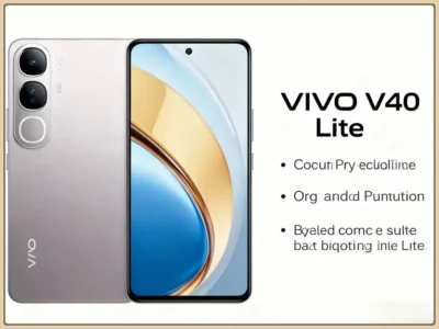 VIVO V40 Lite Smartphone 6.78'' HD+ Display 50MP Dual Camera 5000mAh Big Battery 44W Fast Charging Android 14 Mobile Phone