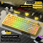 Leobog Hi75C Hi75C Pro Wireless Mechanical Keyboard 75% Layout Kit 81 Keys Aluminum BT 2.4G Wired Hotswap Gaming RGB Keyboard