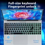 15.6"Ultra-Thin Laptop Intel Core i7 8500Y 16GB RAM 1TB 2TB SSD Notebook Backlight Computer PC Windows 11 Pro Fingerprint Unlock - Image 5