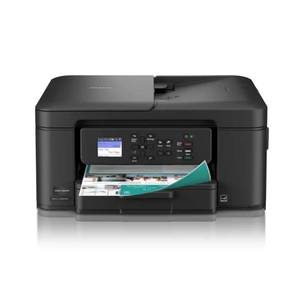 Work Smart 1360 Wireless Color Inkjet AllinOne Printer with Automatic Duplex Printing and 1.8 Color Display Includes Refresh Sub