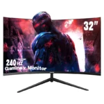 Gawfolk 32 Inch Curved Gaming Monitor 240Hz, 1800R PC Monitor Full HD 1080P, Frameless Computer Dispaly