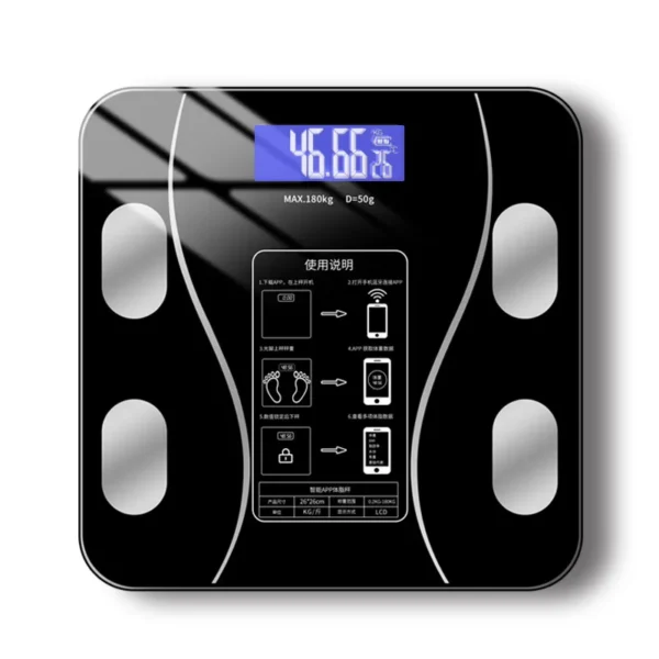 USB Body Fat Scale, Intelligent and Precise Home Fat Scale, Adult Body Scale, Small Electronic Scale, Weighing Scale Body Scale